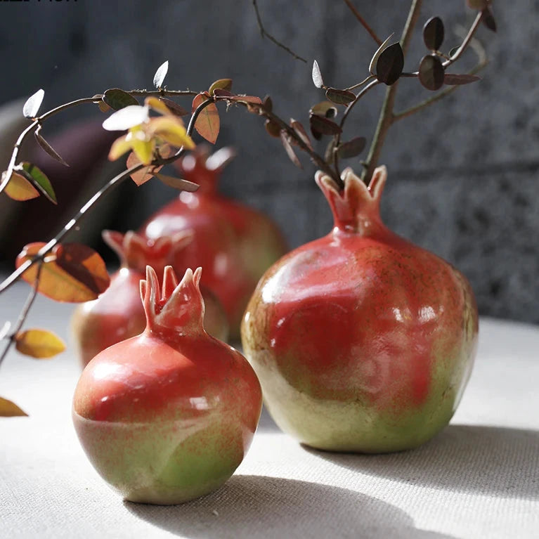 Creative pomegranate ceramic vase