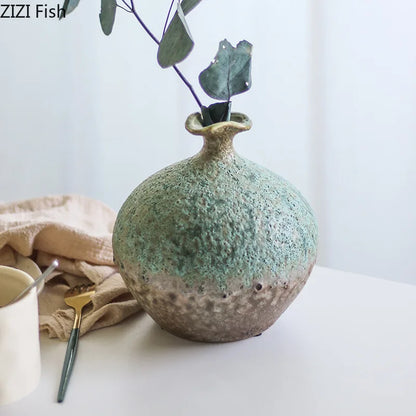 Ceramic Vase Stoneware Handmade Color