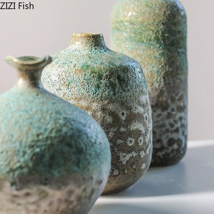 Ceramic Vase Stoneware Handmade Color