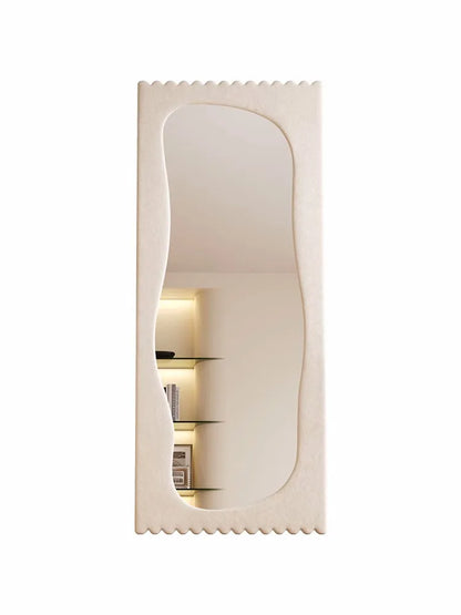 Creative HD Simple Modern Style Flannel Frame Mirror