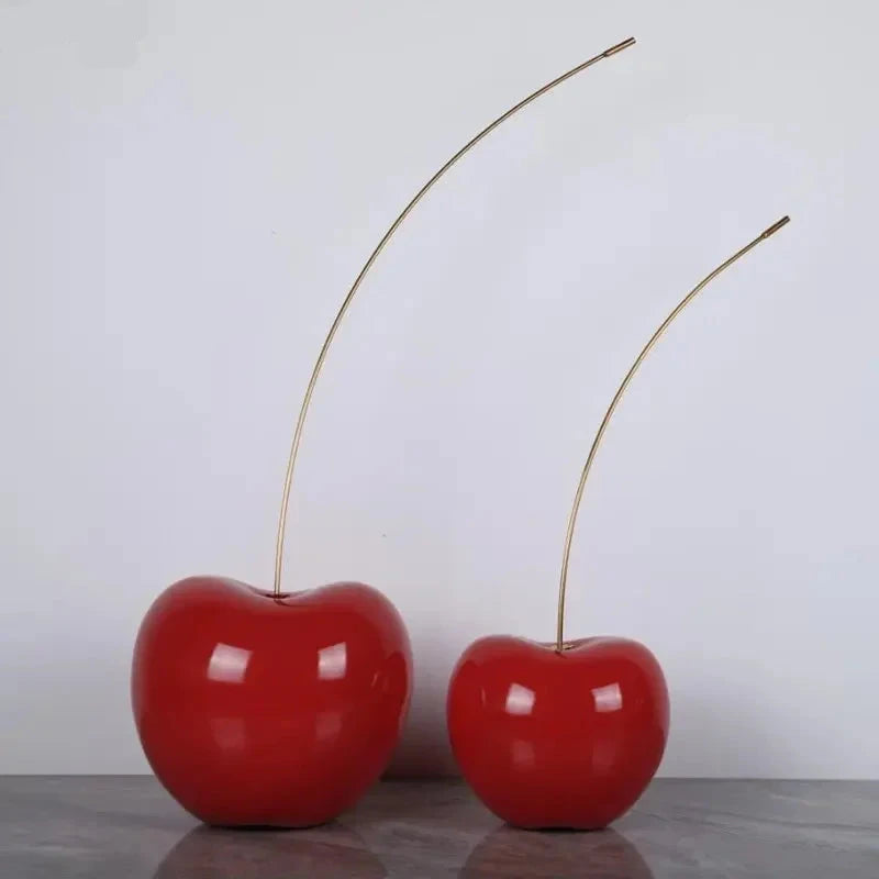 Cherry fruit statue resin craft