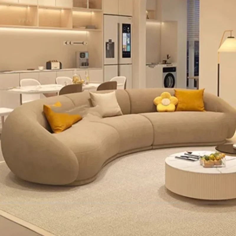 Comfortable and modern reclining sofa