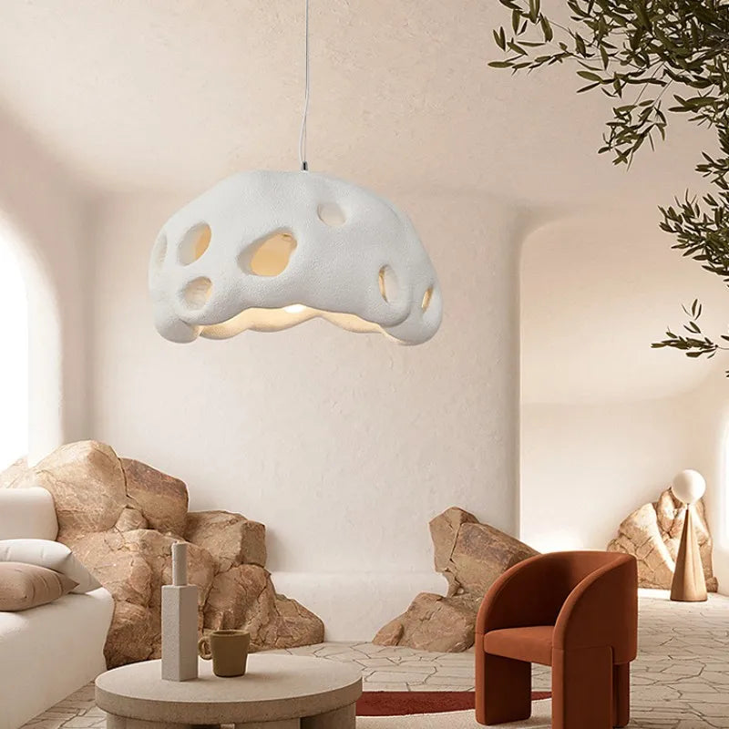 Wabi-Sabi Nordic Pendant Light Creative Cream Style