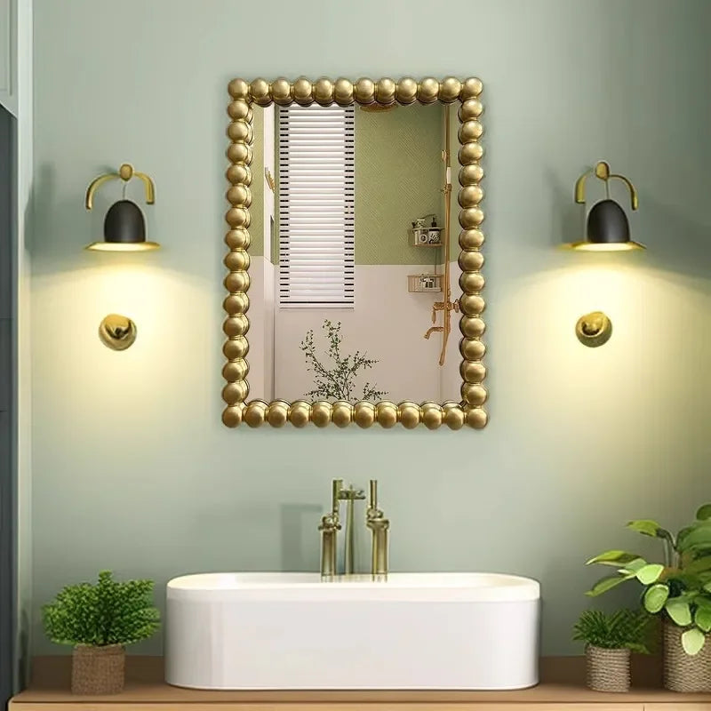 Retro style wall mirror