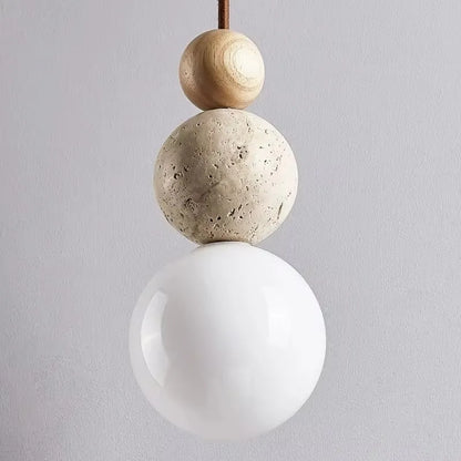 Cream style pendant lamp