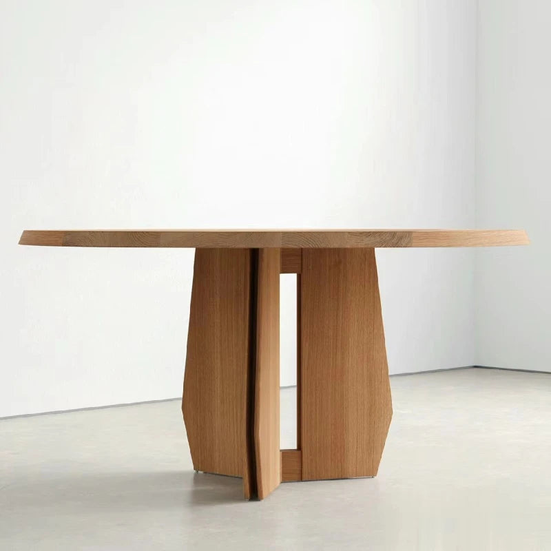 Elegant round dining table