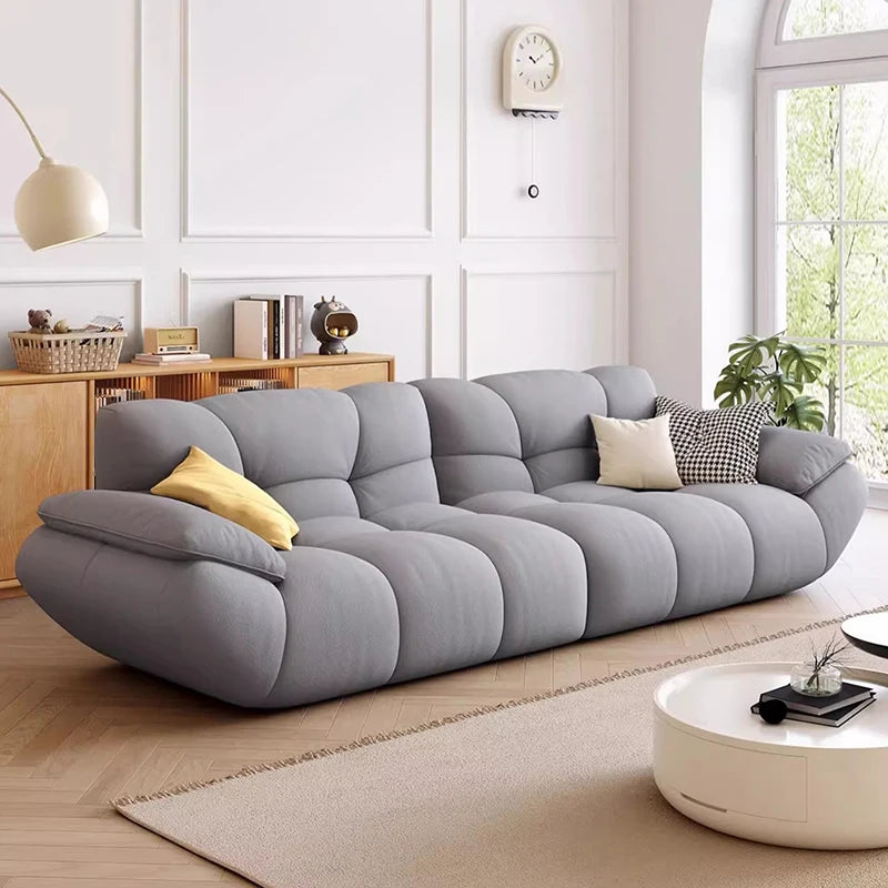 Nordic minimalist reclining living room sofa