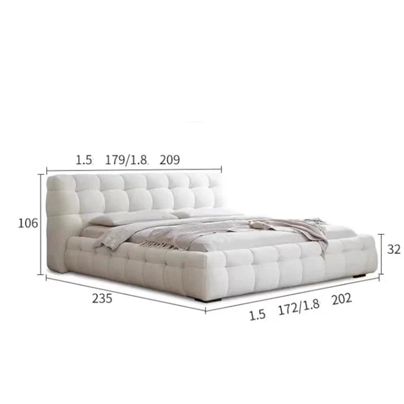 Luxury Queen Bed Frame with Storage  Modern Aesthetic