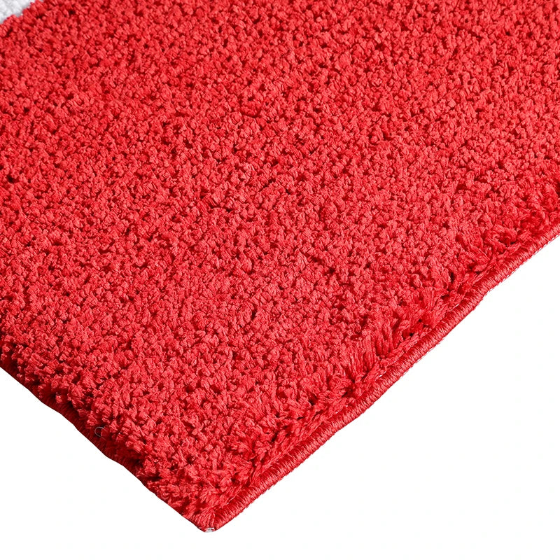 Water absorbent bathroom mat