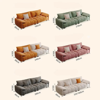 Modern European Sofa – Comfortable Minimalist Living Room Furniture