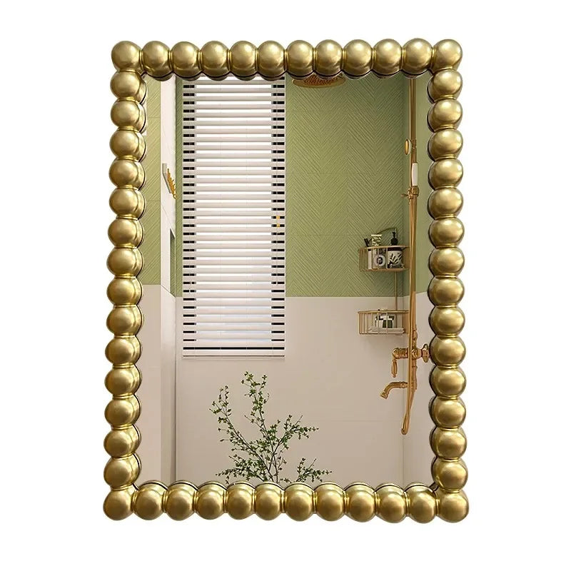 Retro style wall mirror