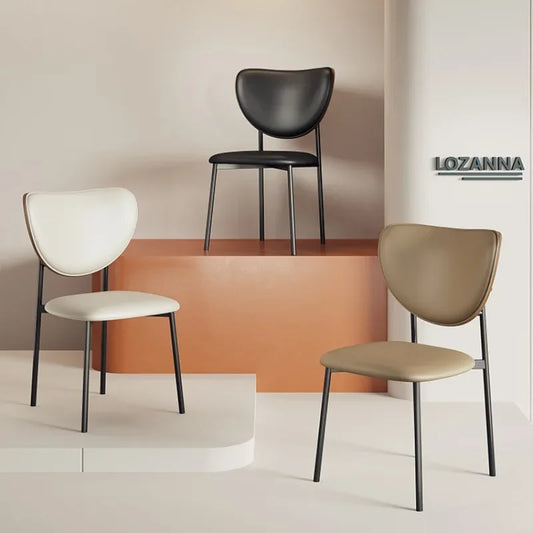 Minimalist Leather Dining Chairs