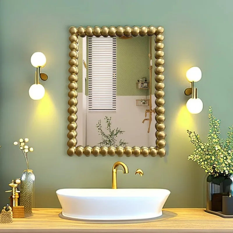 Retro style wall mirror