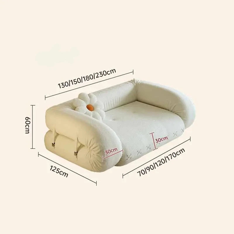 Classic European Minimalist Sofa Bed Luxury Multifunctional