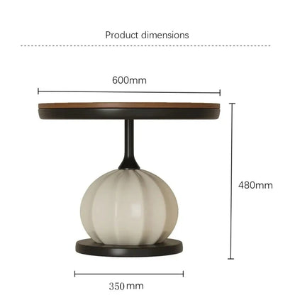 Kawaii Simple Round Antique Coffee Tables