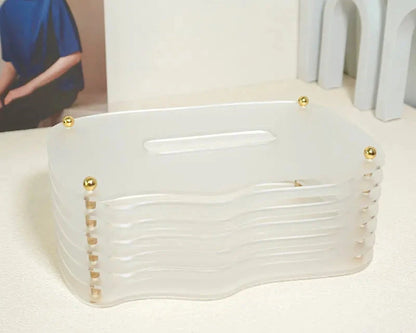 Assembled Acrylic Tissue Box