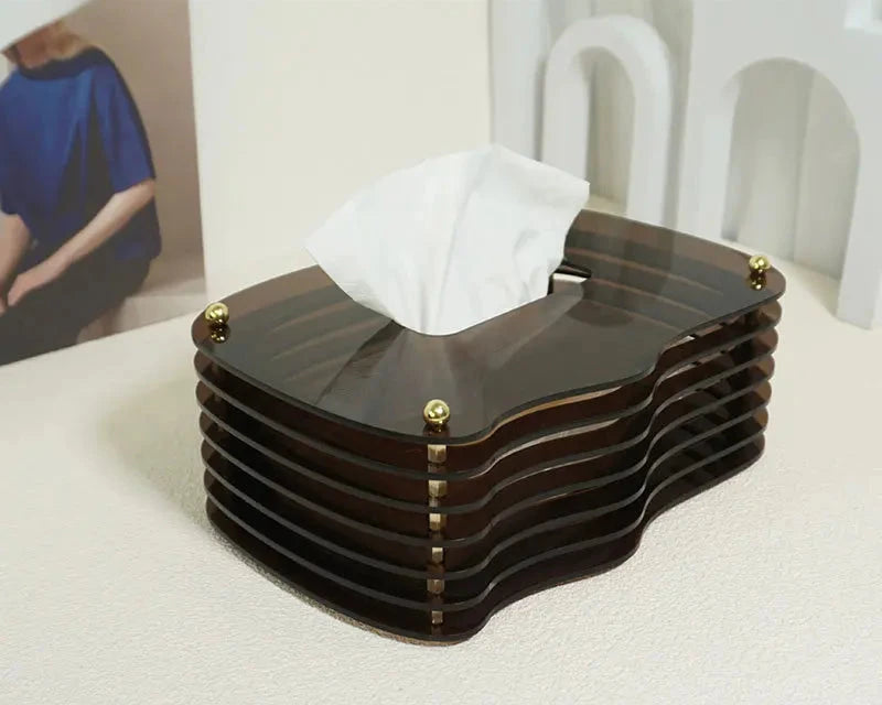 Assembled Acrylic Tissue Box