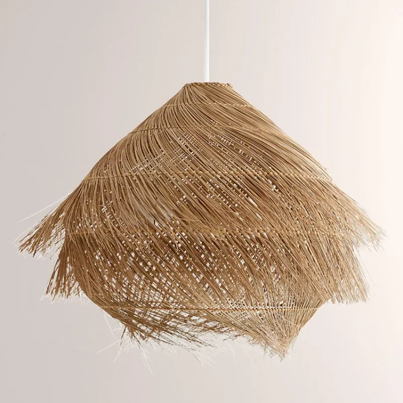 Japanese Wabi Sabi Rattan Chandelier Pendant