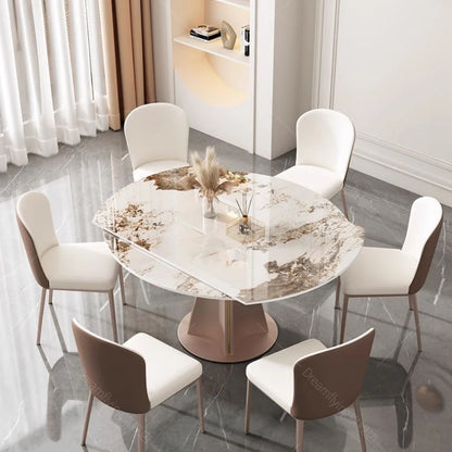 Rectangular dining table for modern rooms