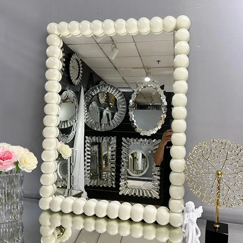 Retro style wall mirror