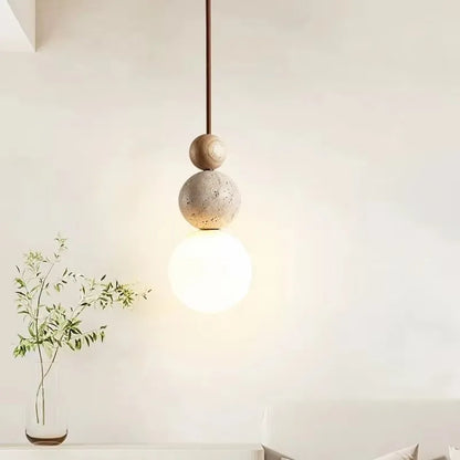 Cream style pendant lamp