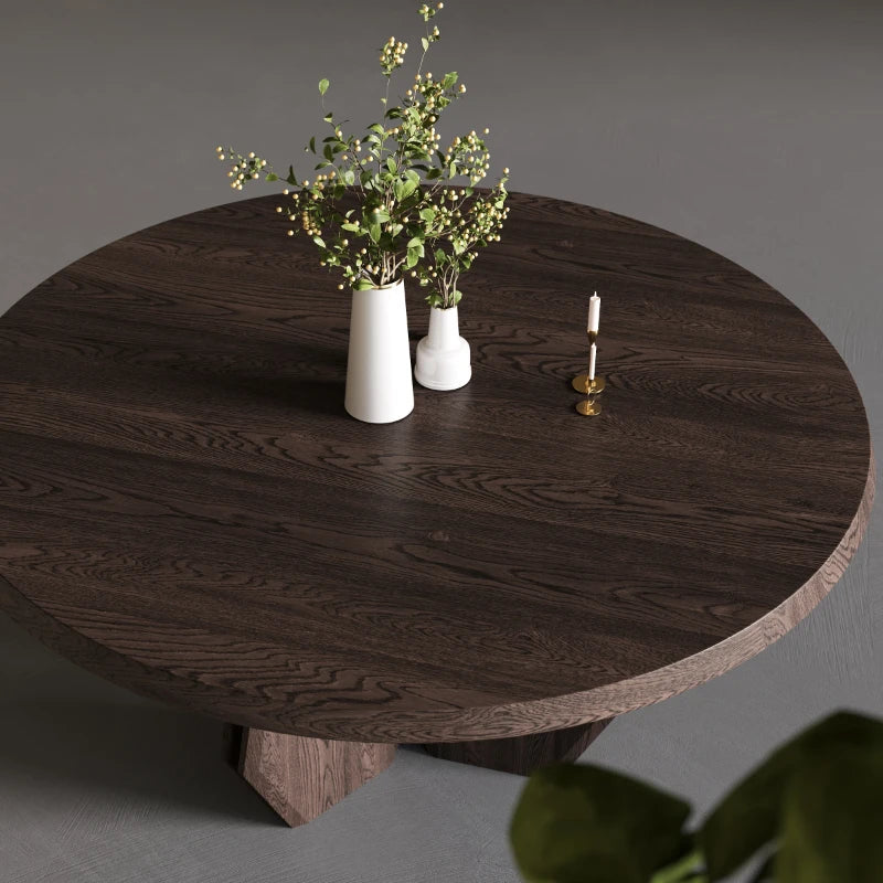 Elegant round dining table