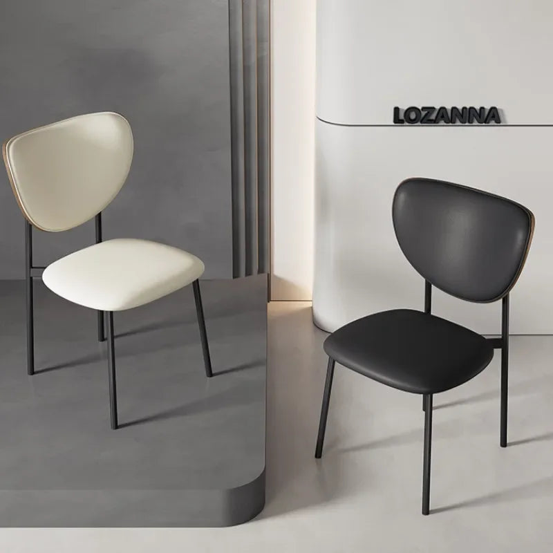 Minimalist Leather Dining Chairs