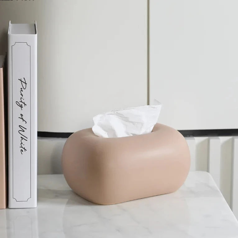 Creative ceramic tissue box