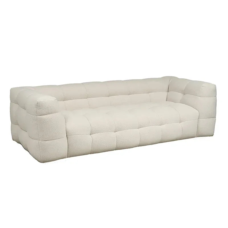 Nordic design white reclining sofas