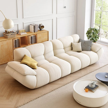 Nordic minimalist reclining living room sofa