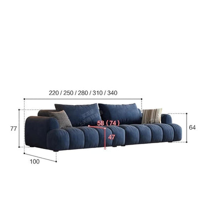 Modern minimalist living room sofas