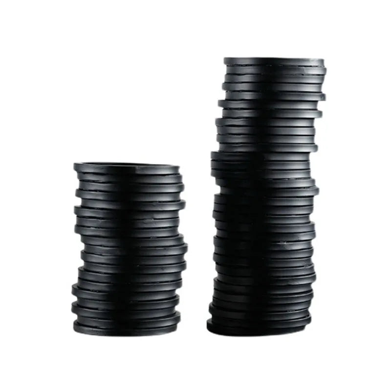 Creative Black Resin Vase Circle Stacking Irregular