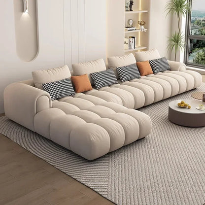 Elegant Modern Puff Sofa Comfortable