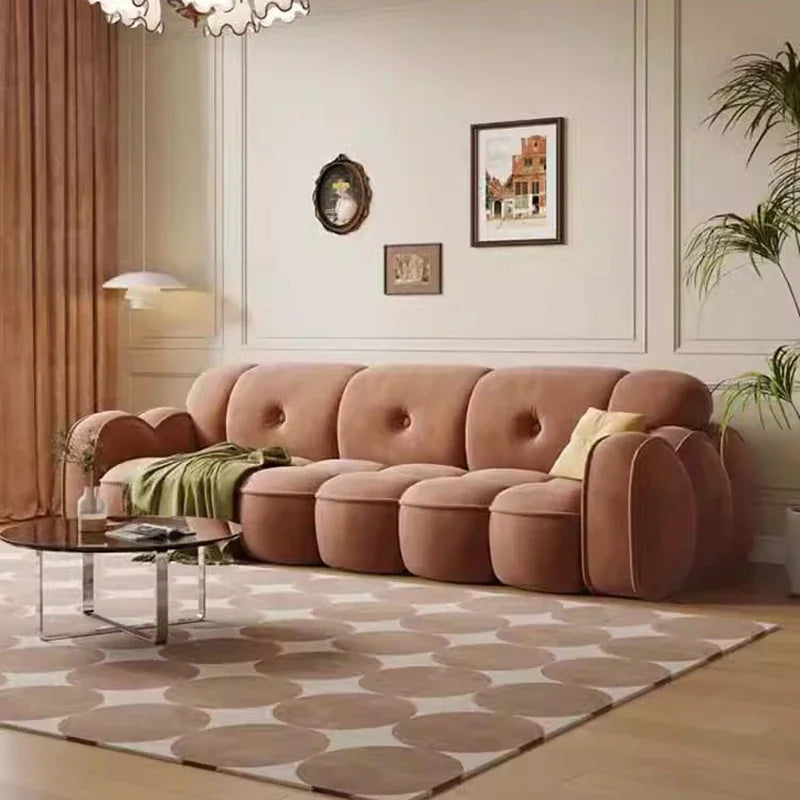 Modern Luxury Double Recliner Sofa Minimalist