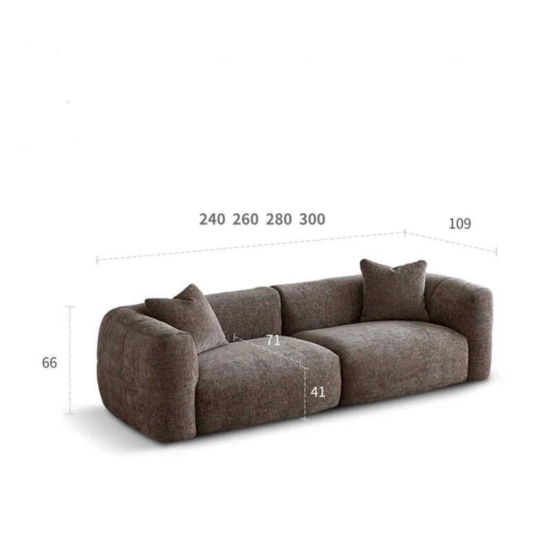 Luxury Minimalist Sectional Sofa Modern