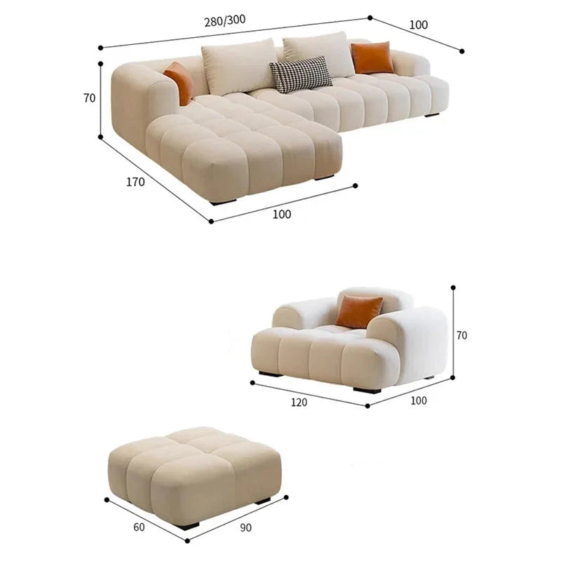 Modern design Nordic sofas