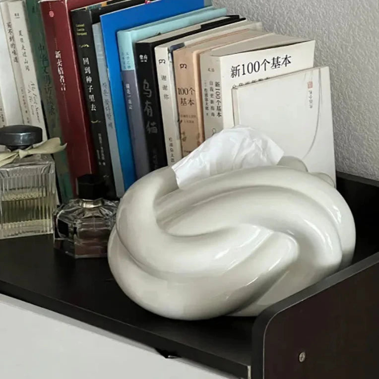 Twisted Knot Tissue Box