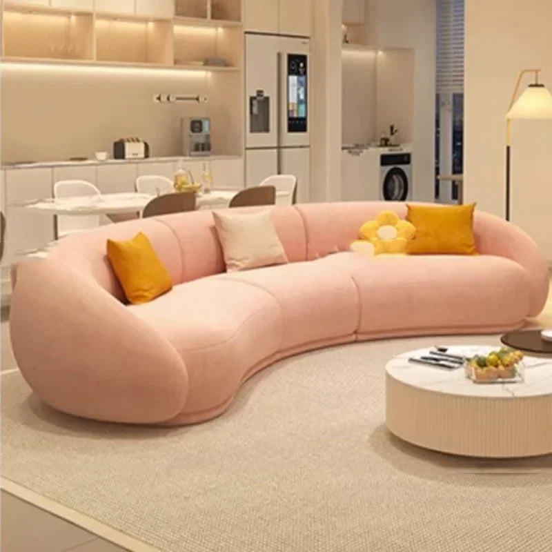 Comfortable and modern reclining sofa